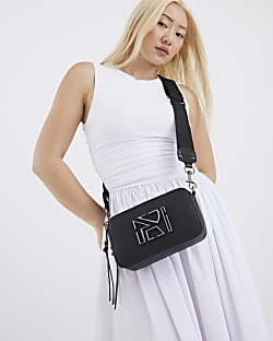 Black Crossbody Camera Bag