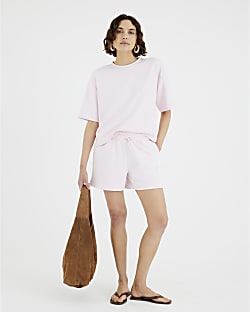 Pink Premium High Waisted Shorts