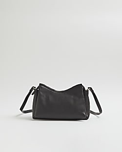 Black Leather Cross body bag