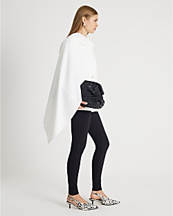 Black Ponte Leggings