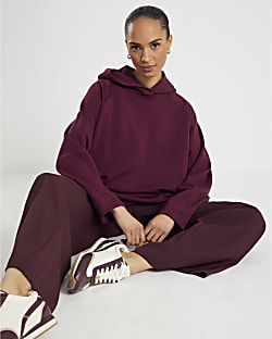 Red Premium Long Sleeve Hoodie