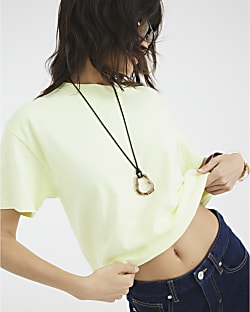 Yellow Short Sleeve Fluorescent T-shirt