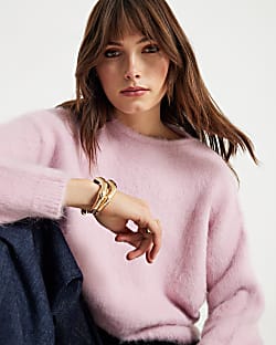 Pink Premium Alpaca blend Jumper