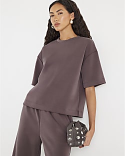 Brown Premium Boxy T-shirt