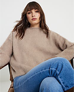 Beige Premium Alpaca blend Jumper
