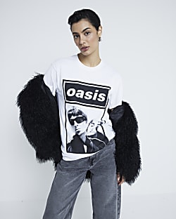 White Short Sleeve Oasis T-shirt