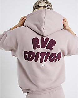 Pink RVR Edition Back Print Hoodie