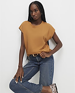 Orange Grown On Sleeve T-Shirt