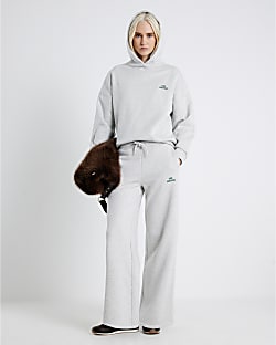 Grey RVR Edition Wide Leg Joggers