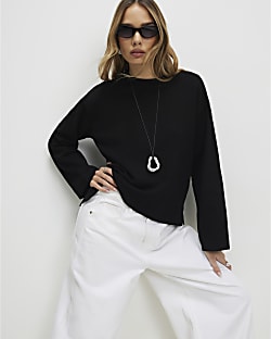 Black Long Sleeve Sweatshirt