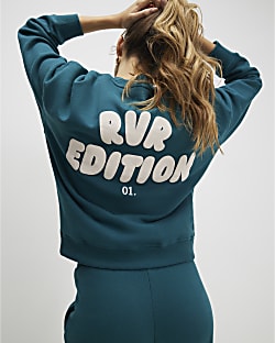 Green RVR Edition Back Print Sweatshirt