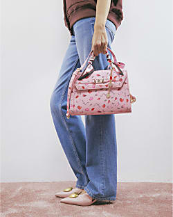 Pink Jadore Charm Scarf Tote Bag
