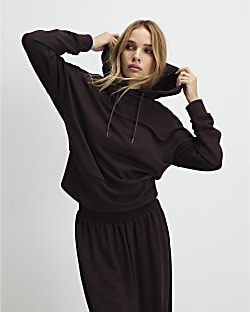 Brown Premium Long Sleeve Hoodie