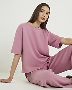 Pink Premium Boxy Fit T-shirt