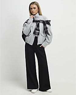 Petite Black Tailored Trousers