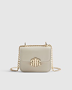 Cream Mini Satchel Purse