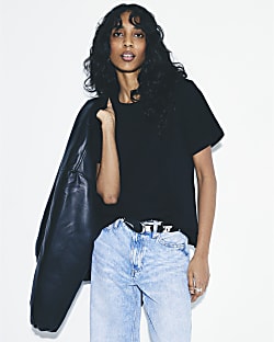 Black Short Sleeve Slim Fit T-shirt