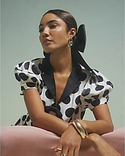 Black Kendal Occasion Bow Hair Tie