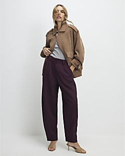 Red Barrel Leg Trousers