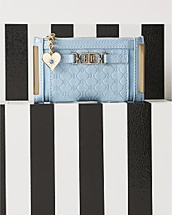 Blue RIR Monogram Mini Purse