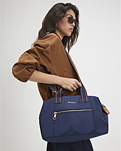 Navy Zip Front Cabin Bag