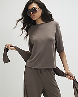 Brown Soft Touch T-Shirt
