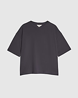 Petite Grey Soft Touch T-shirt