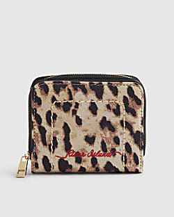 Brown Leopard Print Purse