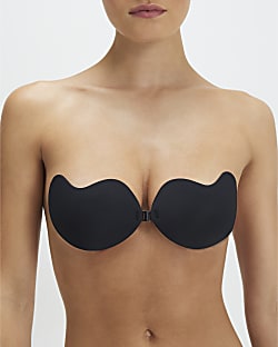 Black Stick On Mango Bra