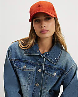 Orange Corduroy RI Cap
