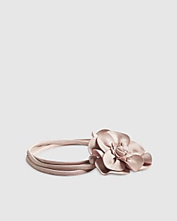 Pink Corsage Flower Belt