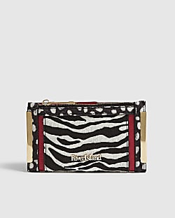 Black Zebra Print Mini Purse
