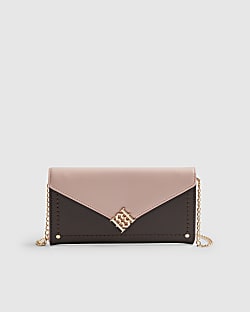 Brown Flap Crossbody Purse
