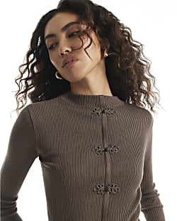 Brown Drummer Boy Knit Jumper