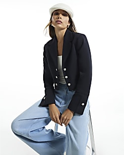 Black Button Drummer Jacket