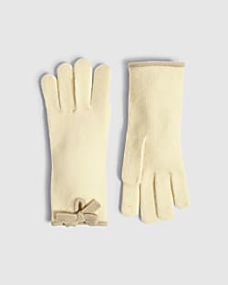 Beige Knitted Gloves