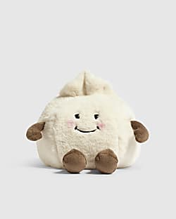 Beige Warmies Dumpling Microwaveable Hottie