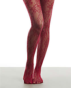 Red Lace Tights