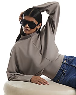 Brown Premium Banded Hem Sweatshirt