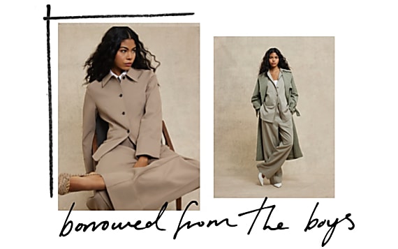 BOYFRIEND MATERIAL: Nail the ‘borrowed from the boys’ trend
