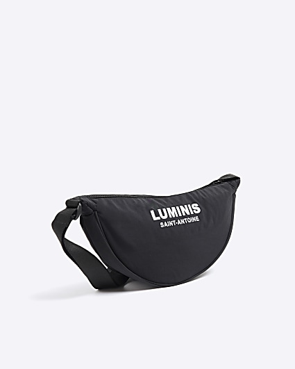 Black luminis cross body bag