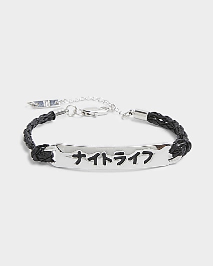 Black Japanese Cord Bracelet