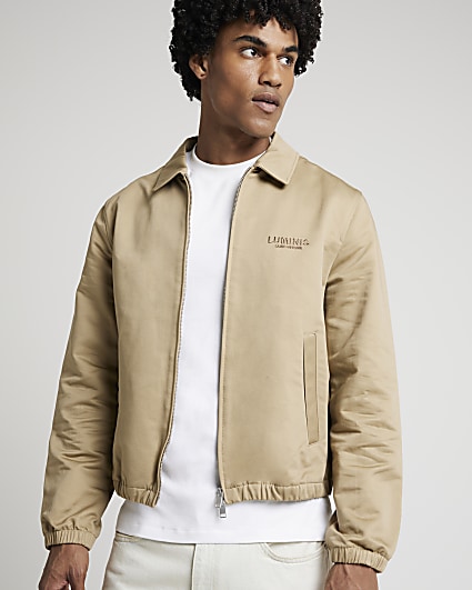 Stone regular Luminis smart harrington jacket