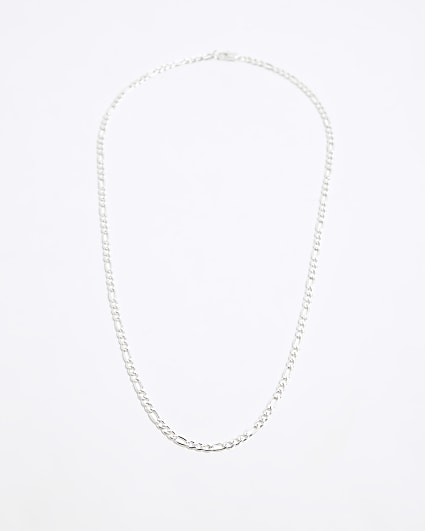 Silver colour chain necklace
