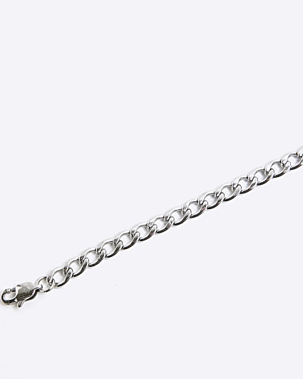 Silver Stainless Steel Chain Necklace
