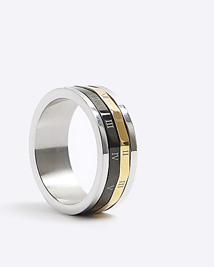 Metal multi steel numeral ring