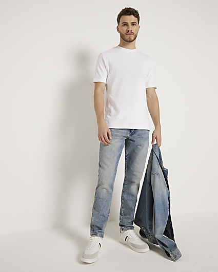 White RI Studio Slim Fit T-shirt