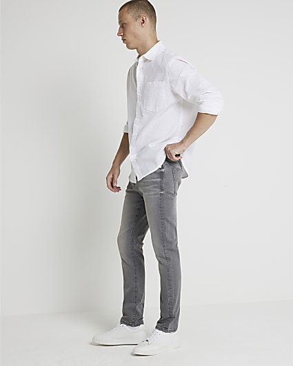 Grey Skinny fit Jeans