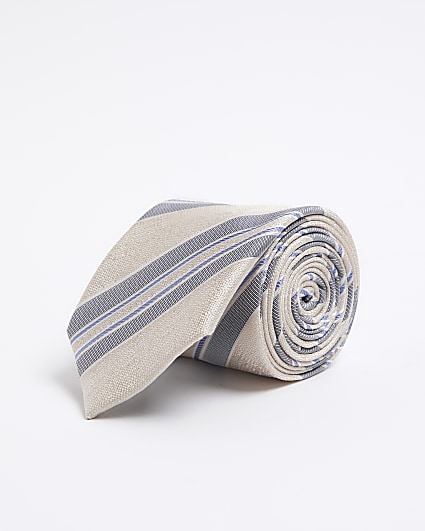 Blue striped tie