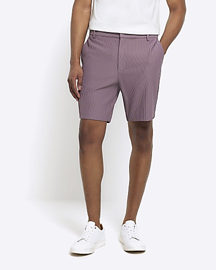 Plisse Relaxed Fit Shorts